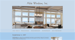 Desktop Screenshot of ablewindows.com